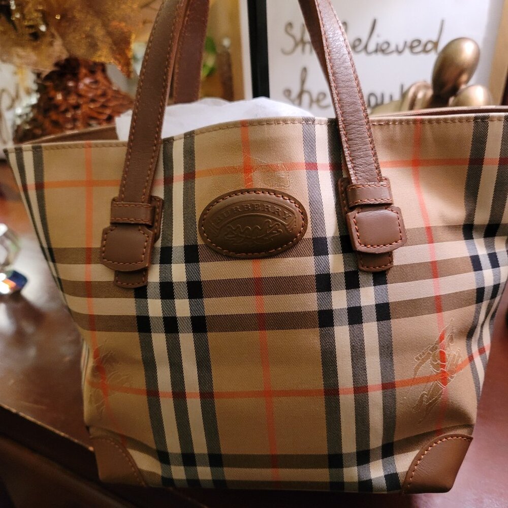 Authentic Burberry tote bag